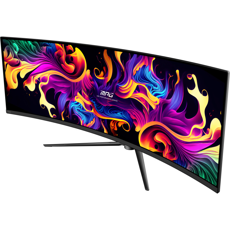 MSI MPG 491CQPX QD-OLED écran plat de PC 124,5 cm (49") 5120 x 1440 pixels Dual QHD Noir