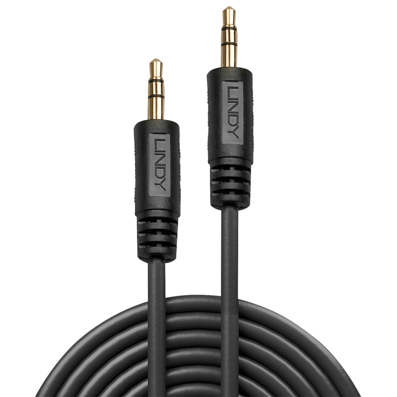 Lindy Câble audio Premium 2 x jack mâle 3,5mm, 5m
