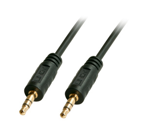 Lindy Câble audio Premium 2 x jack mâle 3,5mm, 3m