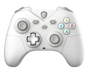 MSI FORCE GC300 WIRELESS WHITE Blanc USB 2.0 Manette de jeu Analogique PC