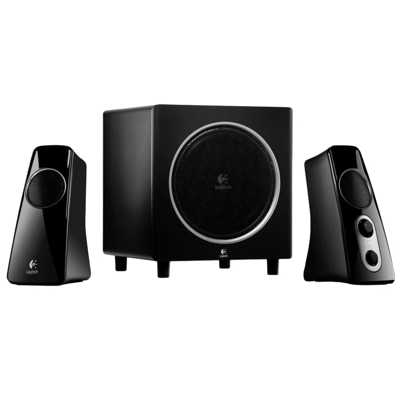 Logitech Speaker System Z523 set d'enceintes 40 W PC Noir 2.1 canaux 19 W