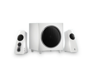 Logitech Speaker System Z523 set d'enceintes 40 W PC Blanc 2.1 canaux