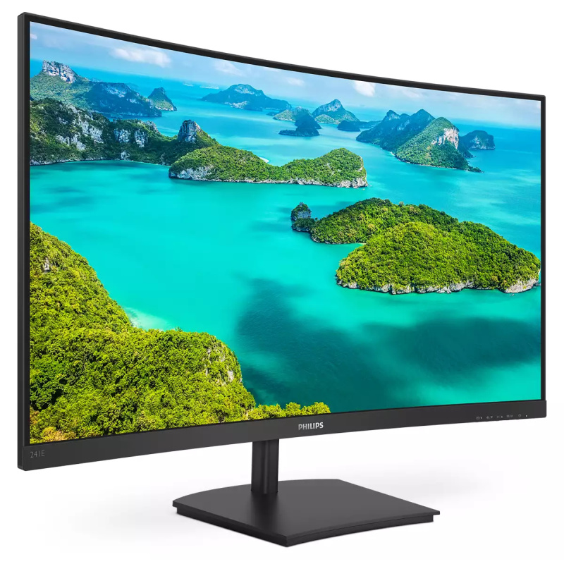 Philips E Line 241E1SC/00 écran plat de PC 59,9 cm (23.6") 1920 x 1080 pixels Full HD LED Noir