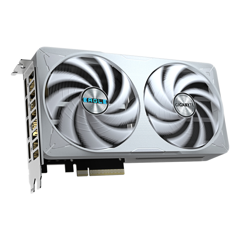 GIGABYTE GeForce RTX 5060 Ti EAGLE OC ICE 8G Carte Graphique – 8 Go GDDR7, 128 bits, PCI-E 5.0, 2617 MHz Fréquence du processeur, 3 x DisplayPort, 1 x HDMI, GV-N506TEAGLEOC ICE-8GD