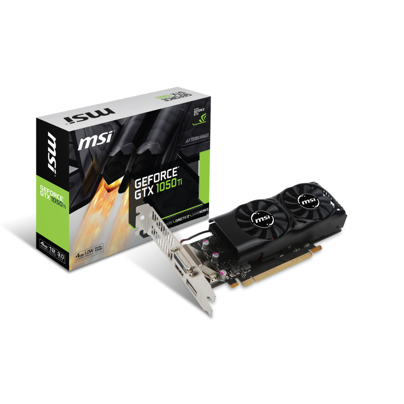 MSI V809-2404R carte graphique NVIDIA GeForce GTX 1050 Ti 4 Go GDDR5