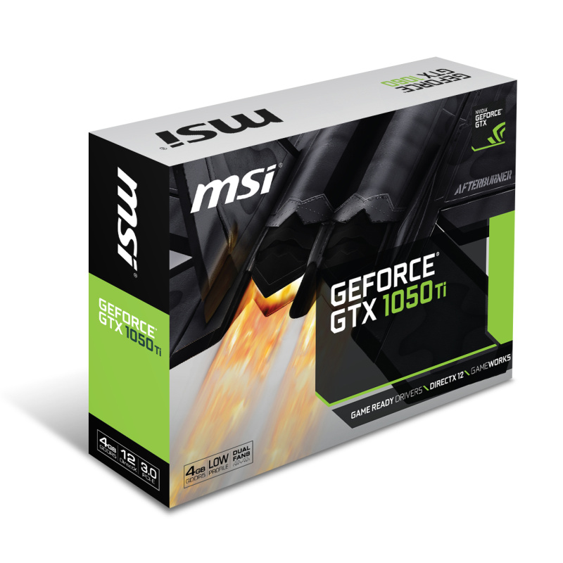 MSI V809-2404R carte graphique NVIDIA GeForce GTX 1050 Ti 4 Go GDDR5