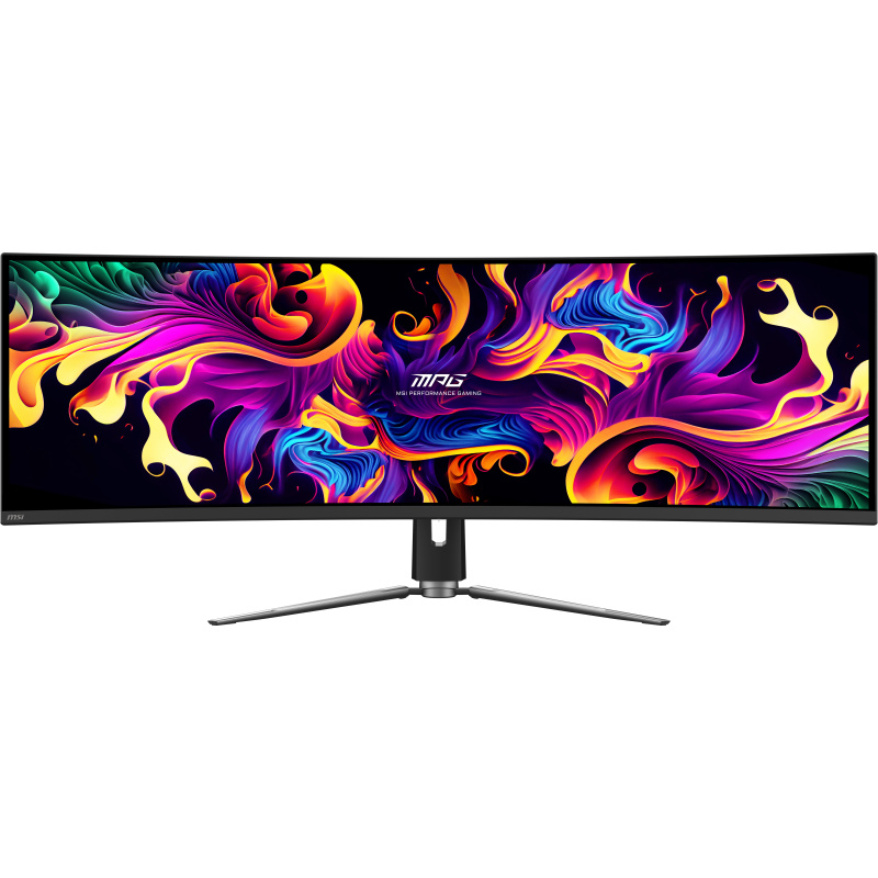 MSI MPG 491CQPX QD-OLED écran plat de PC 124,5 cm (49") 5120 x 1440 pixels Dual QHD Noir