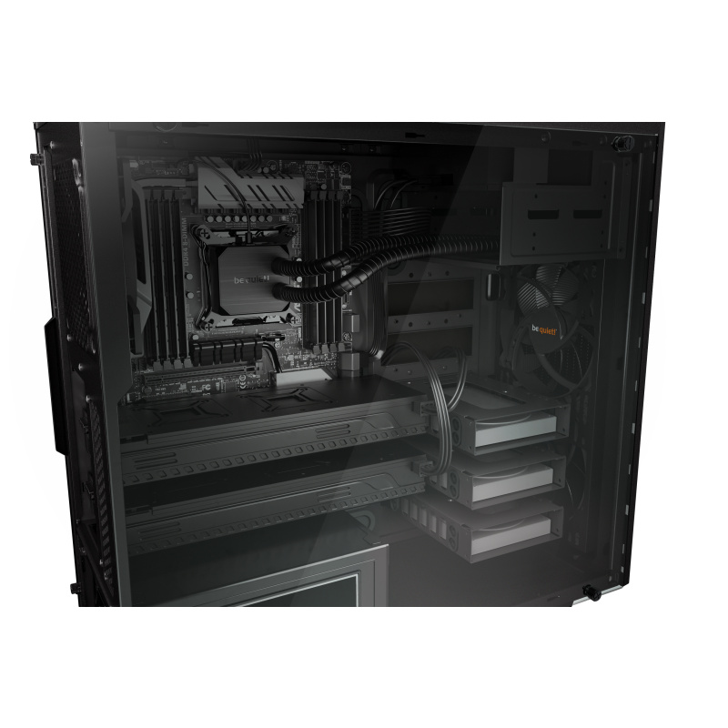 be quiet! Pure Base 600 Noir | Boîtier PC vitré, Mini ITX / Micro ATX / ATX,1 ventilateur Pure Wings 2 120 mm, 1 ventilateur Pure Wings 2 140 mm