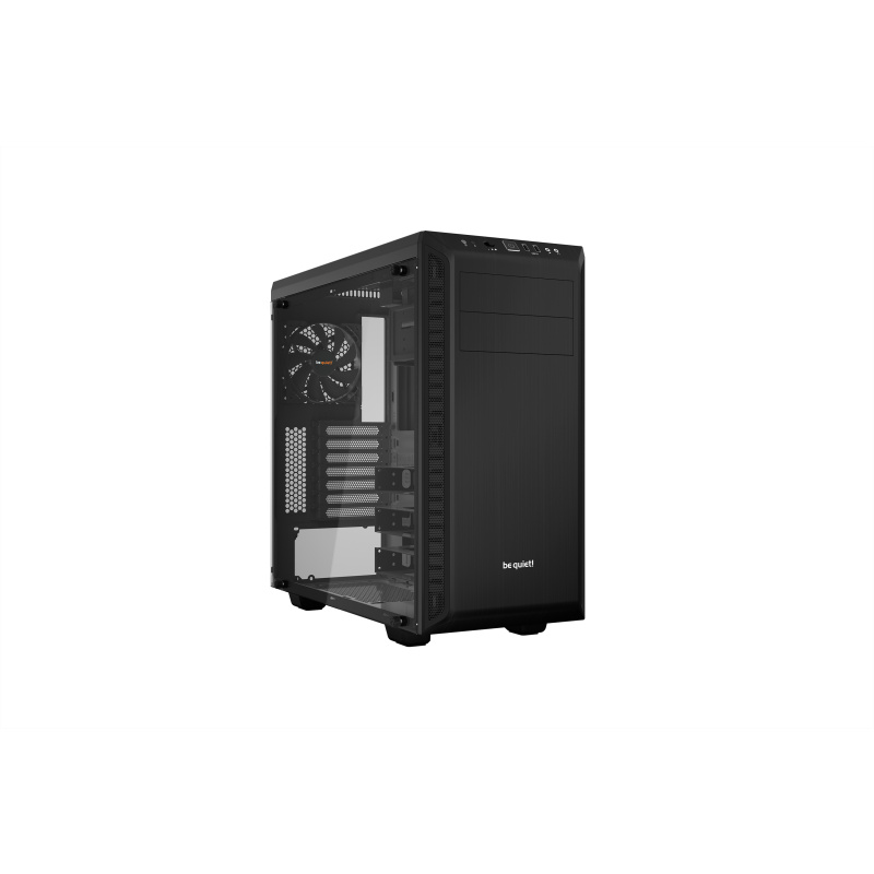 be quiet! Pure Base 600 Noir | Boîtier PC vitré, Mini ITX / Micro ATX / ATX,1 ventilateur Pure Wings 2 120 mm, 1 ventilateur Pure Wings 2 140 mm