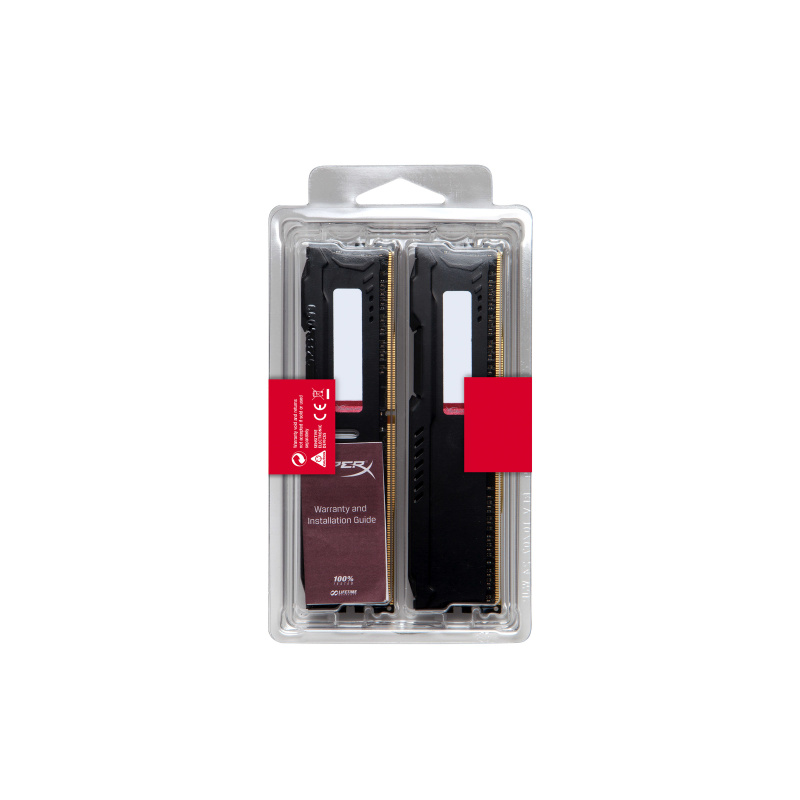 HyperX FURY Memory Black 8GB DDR4 2133MHz Kit module de mémoire 8 Go 2 x 4 Go