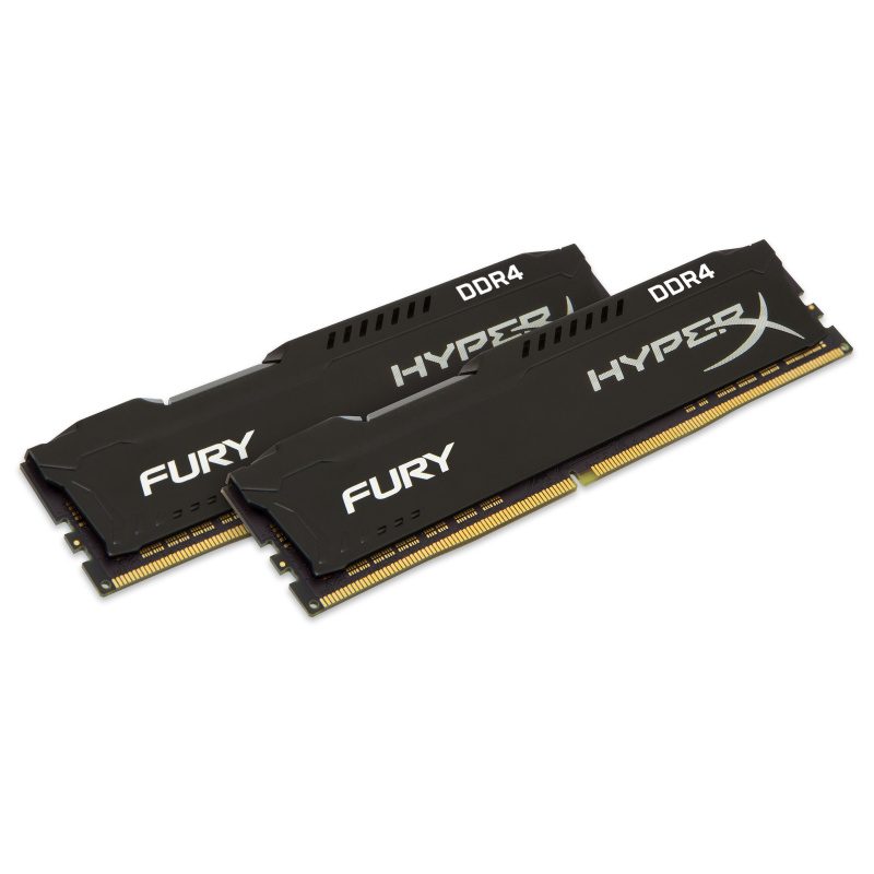 HyperX FURY Memory Black 8GB DDR4 2133MHz Kit module de mémoire 8 Go 2 x 4 Go