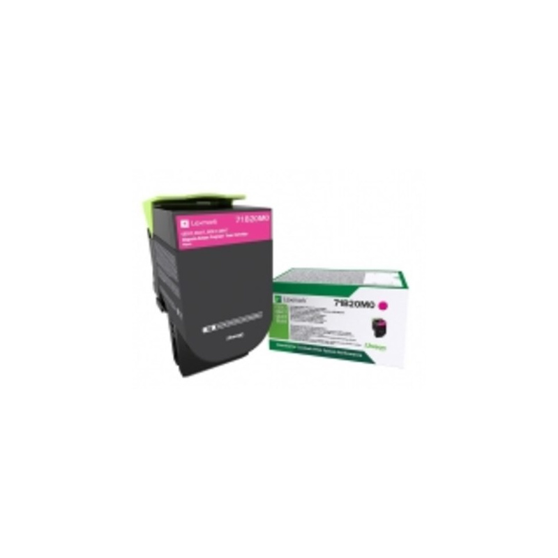 Lexmark 71B20M0 Cartouche de toner 1 pièce(s) Original Magenta