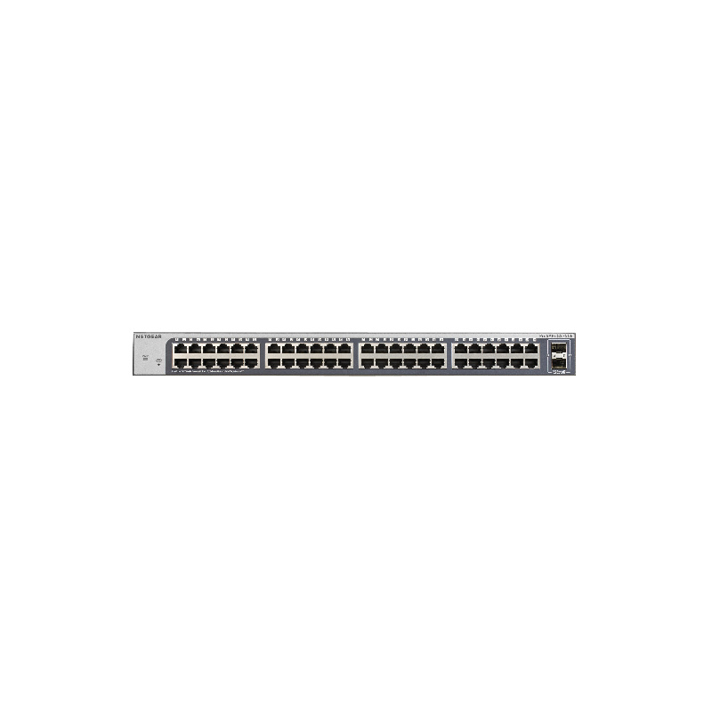 NETGEAR GS750E Géré L2 Gigabit Ethernet (10/100/1000) 1U Noir