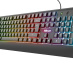Trust Ziva clavier Gaming USB QWERTY Anglais Noir