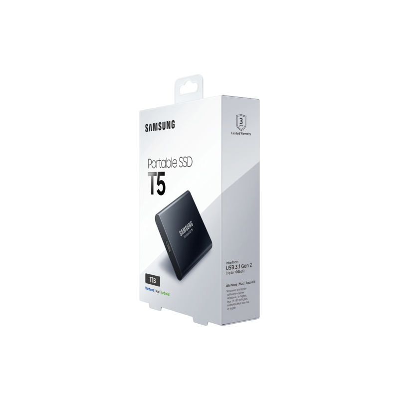 Samsung T5 1 To USB Type-C 3.2 Gen 2 (3.1 Gen 2) Noir