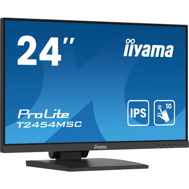 iiyama ProLite T2454MSC-B2AG écran plat de PC 60,5 cm (23.8") 1920 x 1080 pixels Full HD LED Écran tactile Multi-utilisateur Noir