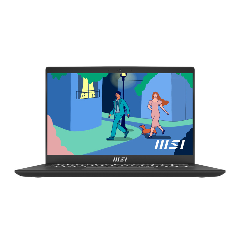 MSI Modern 14 C7M-427XFR AMD Ryzen™ 7 7730U Ordinateur portable 35,6 cm (14") Full HD 16 Go DDR4-SDRAM 512 Go SSD Wi-Fi 6E (802.11ax) DOS gratuit Noir