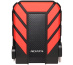 ADATA HD710 Pro disque dur externe 2 To 2.5" Micro-USB B 3.2 Gen 1 (3.1 Gen 1) Noir, Rouge
