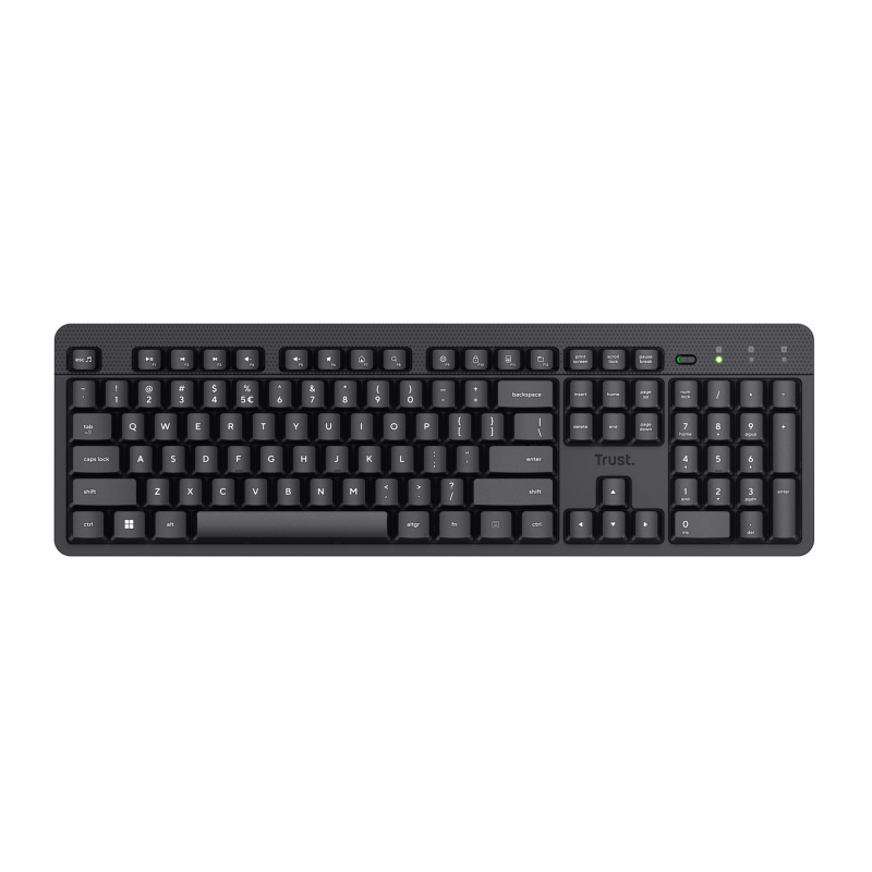 Trust Ody II clavier Bureau RF sans fil AZERTY Français Noir