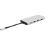 eSTUFF ES623009 hub & concentrateur USB 3.2 Gen 1 (3.1 Gen 1) Type-C 5000 Mbit/s Gris