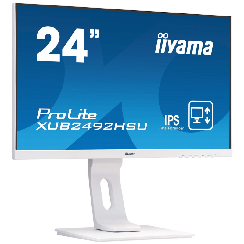 iiyama ProLite XUB2492HSU-W1 LED display 60,5 cm (23.8") 1920 x 1080 pixels Full HD Blanc