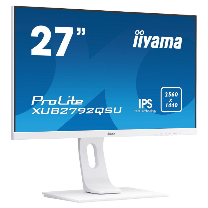 iiyama ProLite XUB2792QSU-W1 LED display 68,6 cm (27") 2560 x 1440 pixels Quad HD Blanc