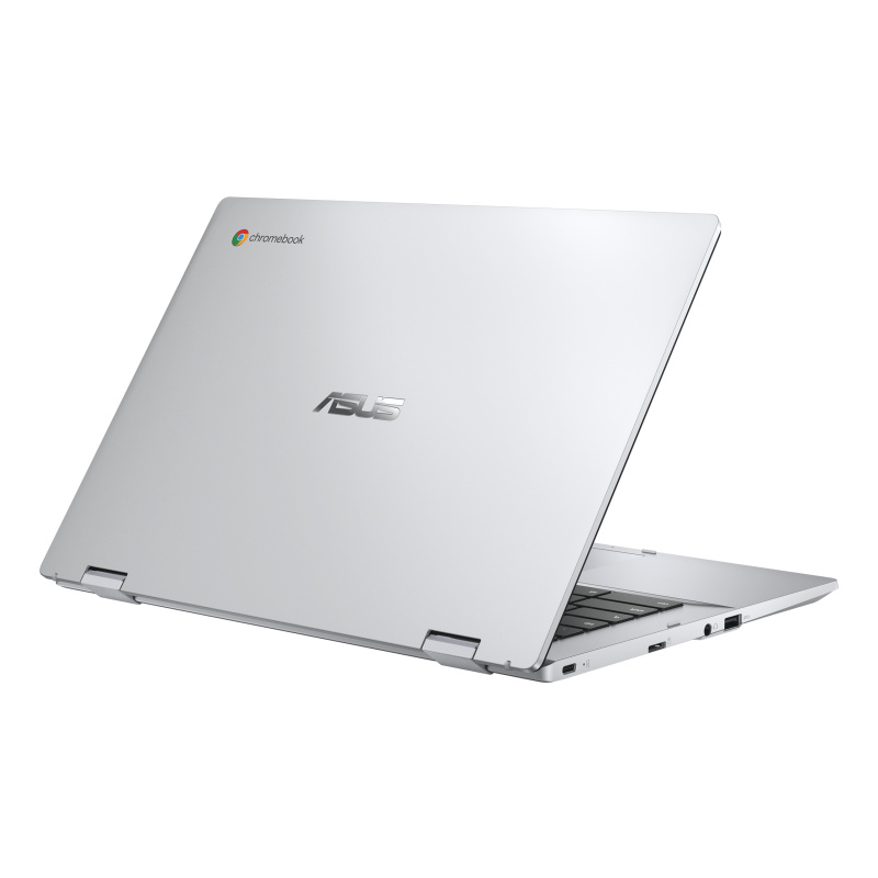ASUS Chromebook Flip CX1 CX1400FKA-EC0117 Intel® Pentium® Silver N6000 35,6 cm (14") Écran tactile Full HD 8 Go LPDDR4x-SDRAM 64 Go eMMC Wi-Fi 6 (802.11ax) ChromeOS Argent