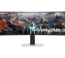 Samsung G93SC écran plat de PC 124,5 cm (49") 5120 x 1440 pixels Dual QHD OLED Argent