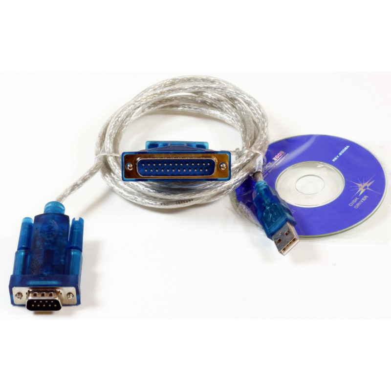 Microconnect USBADB25 câble Série Transparent 1,8 m USB Type-A DB-9