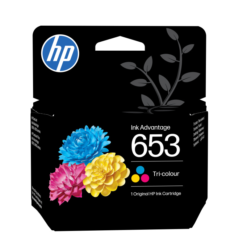 HP Cartouche d’encre Ink Advantage noire HP653 authentique