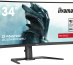 iiyama G-MASTER GCB3481WQSU-B1 écran plat de PC 86,4 cm (34") 3440 x 1440 pixels UltraWide Quad HD LCD Noir