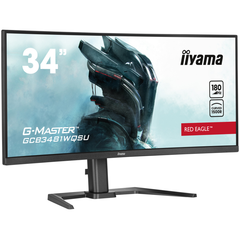 iiyama G-MASTER GCB3481WQSU-B1 écran plat de PC 86,4 cm (34") 3440 x 1440 pixels UltraWide Quad HD LCD Noir