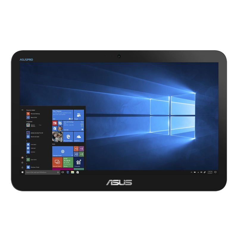 ASUS A41GAT-BD045R Intel® Pentium® Silver N5000 39,6 cm (15.6") 1366 x 768 pixels Écran tactile PC All-in-One 8 Go DDR4-SDRAM 256 Go SSD Windows 10 Pro Wi-Fi 5 (802.11ac) Noir