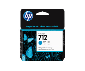 HP Cartouche d'encre DesignJet 712, cyan, 29 ml