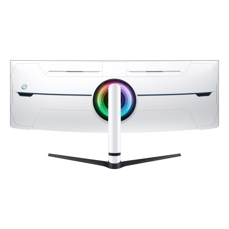 Samsung G95NC LED display 144,8 cm (57") 7680 x 2160 pixels Dual UHD Noir, Blanc