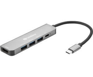 Sandberg USB-C Dock HDMI+3xUSB+PD 100W