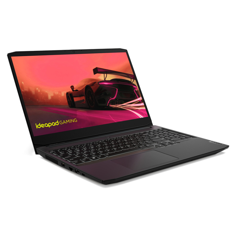 Lenovo IdeaPad Gaming 3 15ACH6 AMD Ryzen™ 7 5800H Ordinateur portable 39,6 cm (15.6") Full HD 16 Go DDR4-SDRAM 512 Go SSD NVIDIA GeForce RTX 3060 Wi-Fi 6 (802.11ax) Windows 10 Home Français Noir