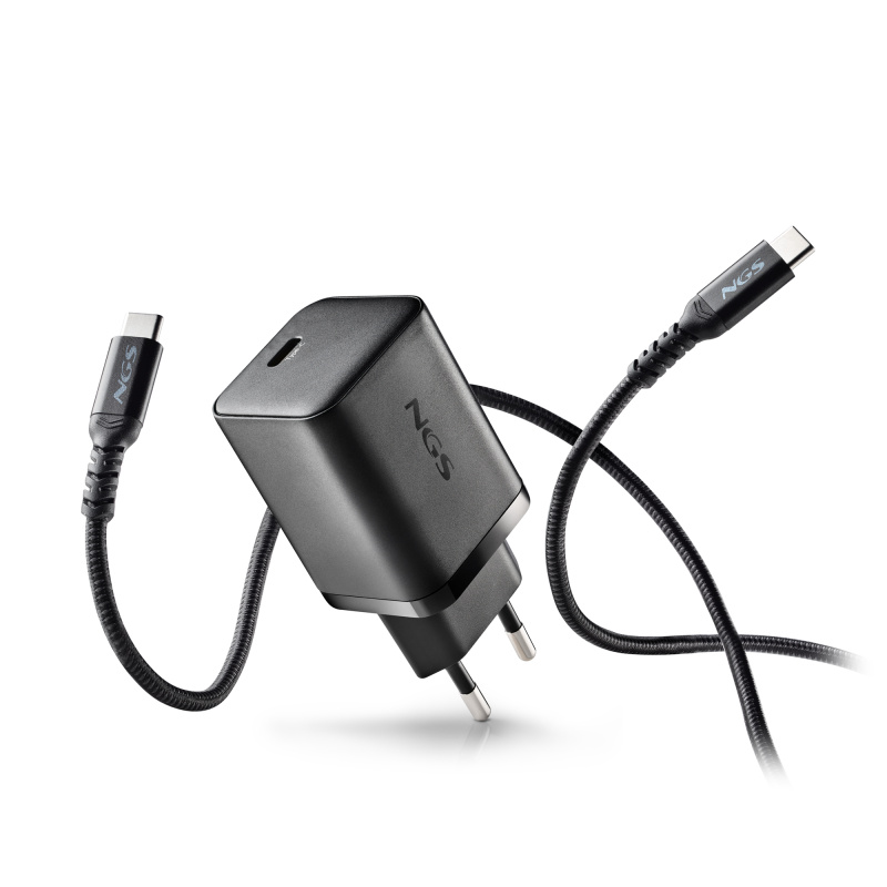 NGS BUD 65W-L Universel Noir Secteur Charge rapide Intérieure