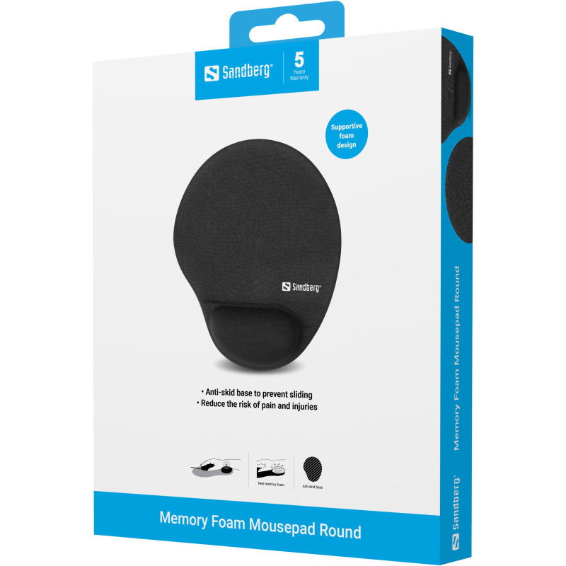 Sandberg 520-37 tapis de souris Noir