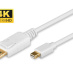 Microconnect DP-MMG-180M câble DisplayPort 2 m Mini DisplayPort Blanc