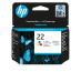 HP 22 cartouche d'encre trois couleurs authentique