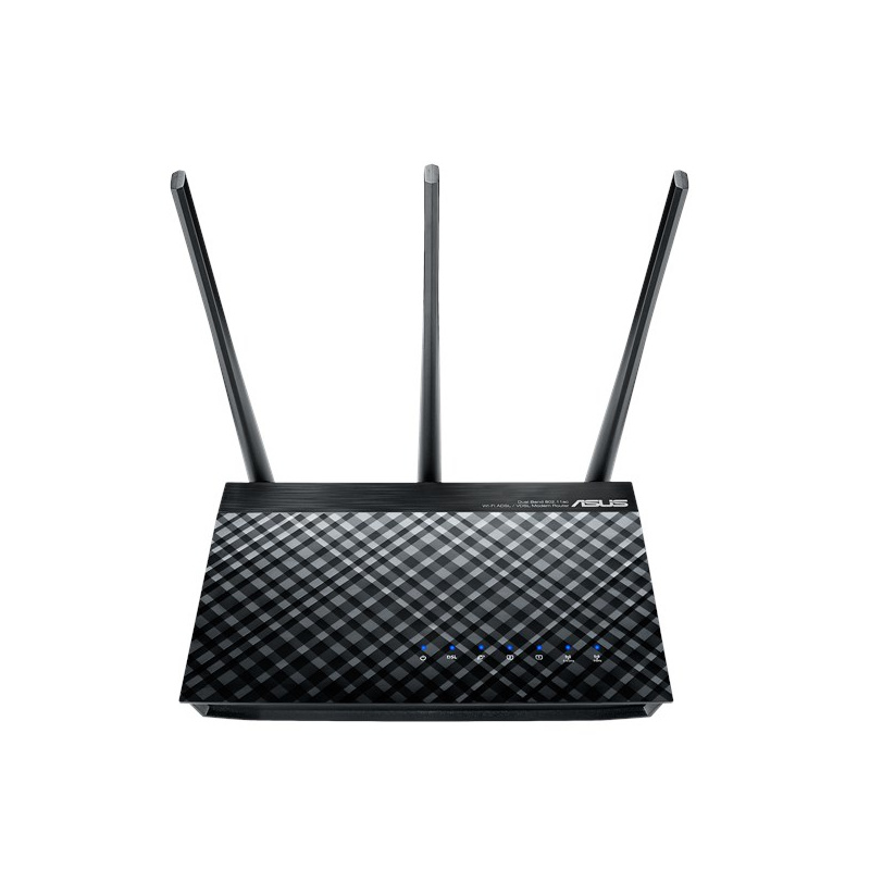 ASUS DSL-AC51 routeur sans fil Gigabit Ethernet Bi-bande (2,4 GHz / 5 GHz) Noir
