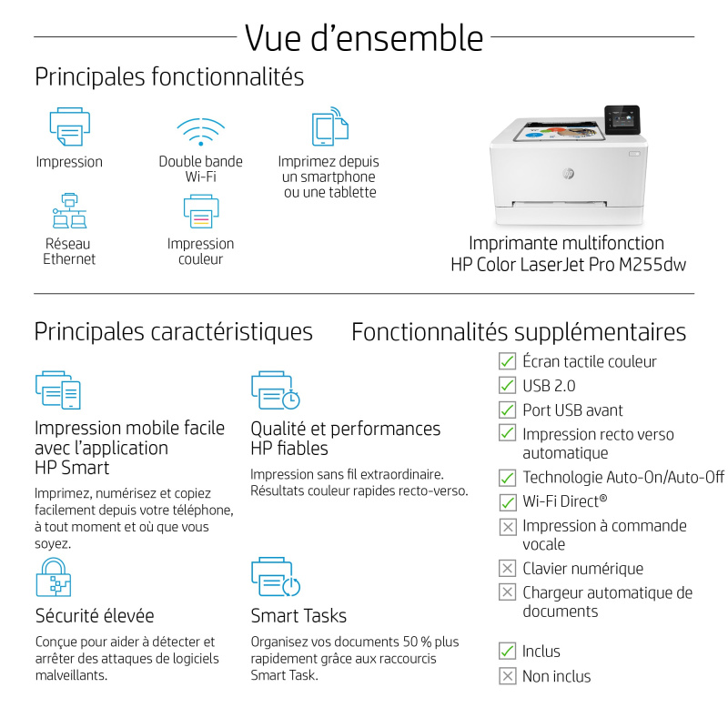 HP Color LaserJet Pro M255dw