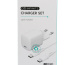 eSTUFF ES637500 chargeur d'appareils mobiles Smartphone, Tablette Blanc Secteur Charge rapide Intérieure