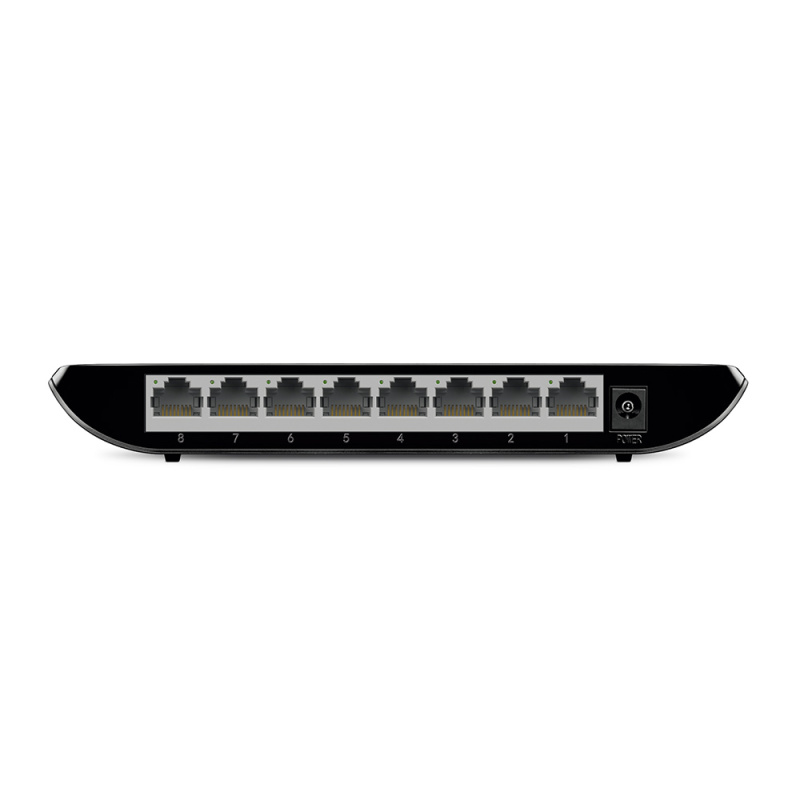 TP-Link TL-SG1008D Non-géré Gigabit Ethernet (10/100/1000) Noir