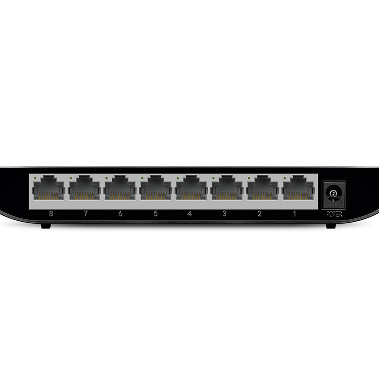 TP-Link TL-SG1008D Non-géré Gigabit Ethernet (10/100/1000) Noir