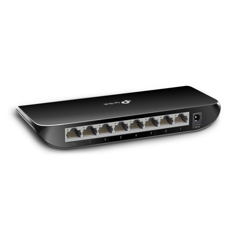 TP-Link TL-SG1008D Non-géré Gigabit Ethernet (10/100/1000) Noir