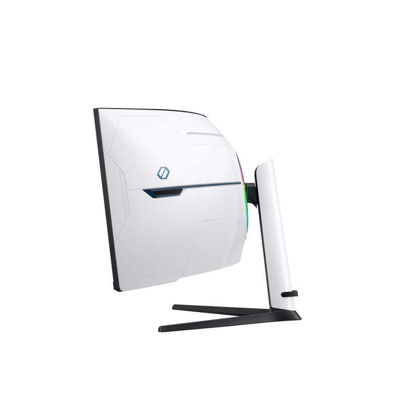 Samsung G95NC LED display 144,8 cm (57") 7680 x 2160 pixels Dual UHD Noir, Blanc