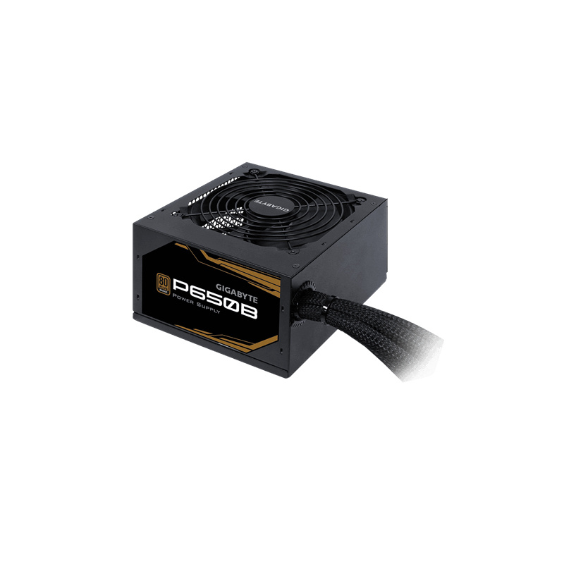 Gigabyte P650B unité d'alimentation d'énergie 650 W 20+4 pin ATX ATX Noir