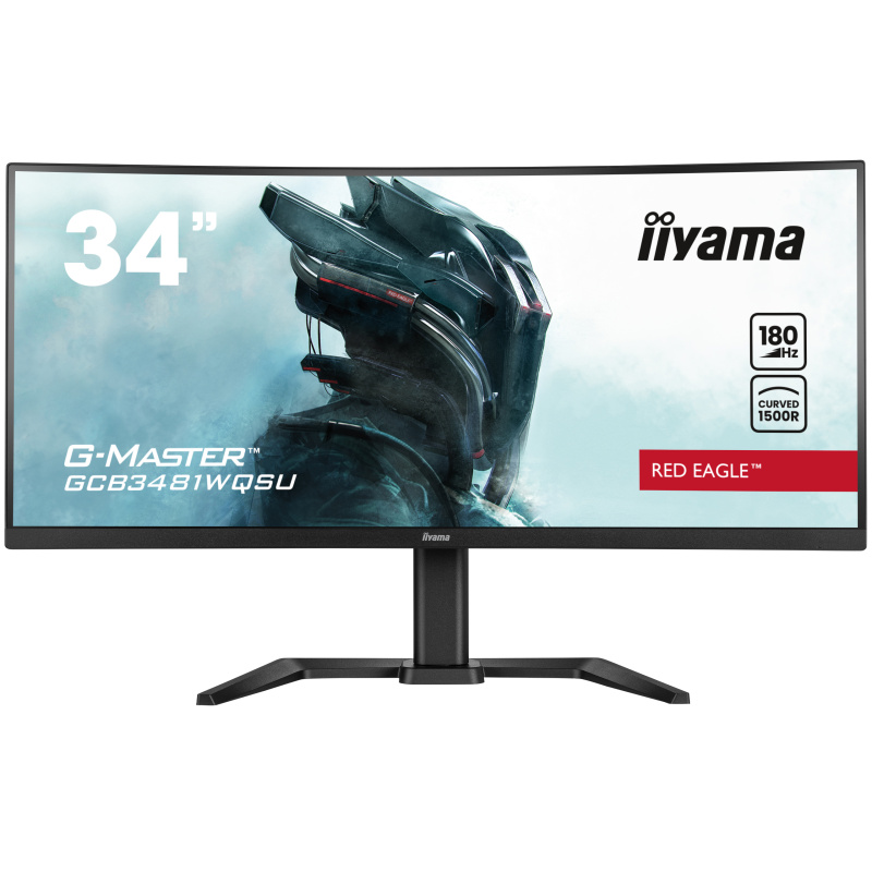 iiyama G-MASTER GCB3481WQSU-B1 écran plat de PC 86,4 cm (34") 3440 x 1440 pixels UltraWide Quad HD LCD Noir